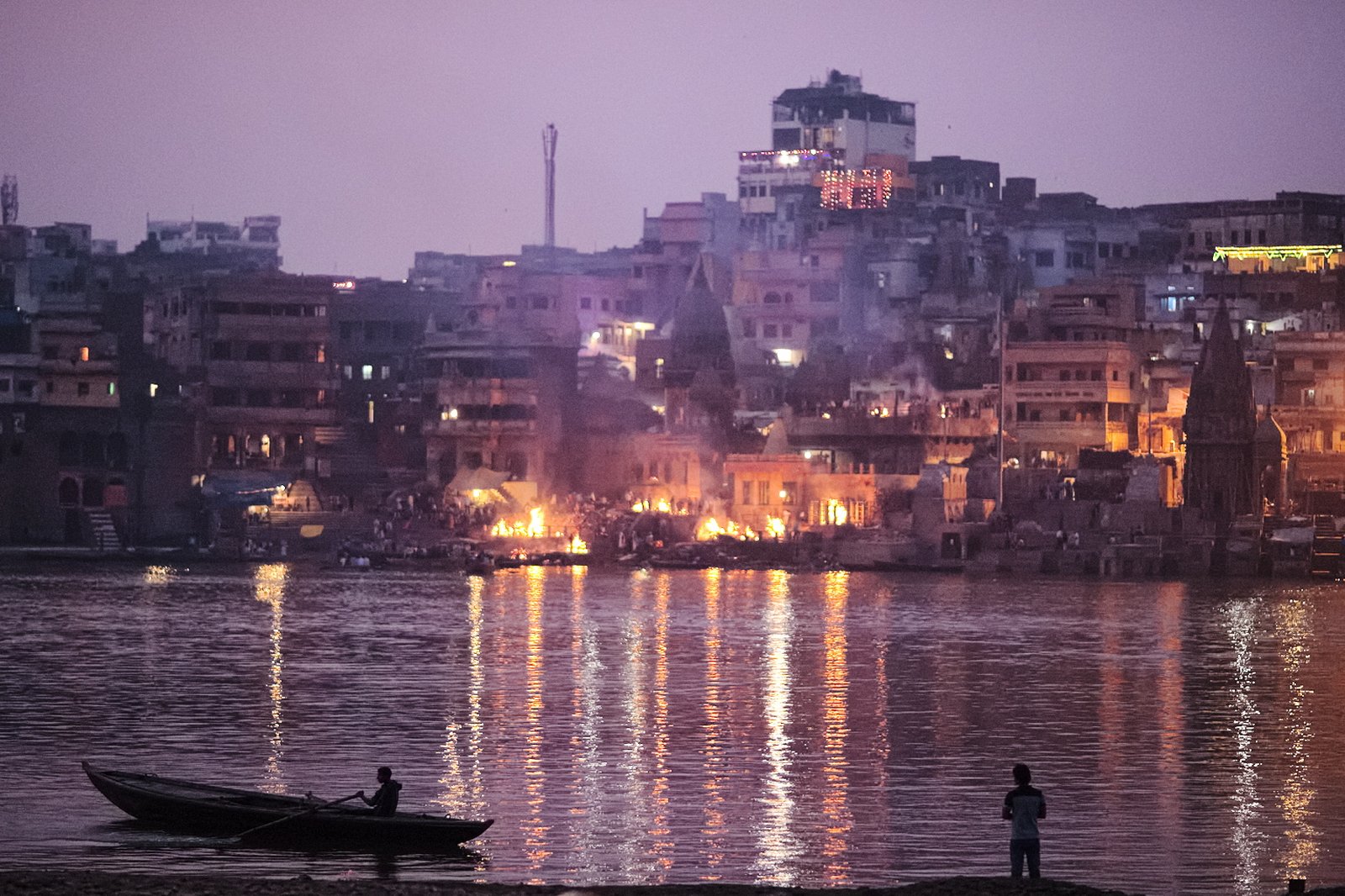 The ghats of Varanasi