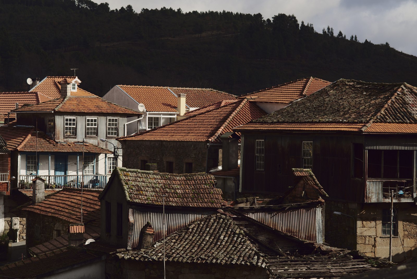 The old houses of the village.
